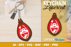 Christmas Gnome Keychain Lasercut BUNDLES 12 DESIGNS Product Image 2