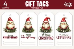 christmas gnome gift tags
