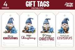christmas gnome gift tags