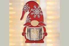 Christmas Gnome Lantern - Candle Holder Product Image 2