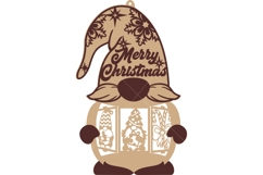 Christmas Gnome Lanterns - Set of 3 - Laser Cut Designs Product Image 4