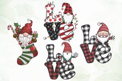 Christmas Gnome Sublimation Clipart Product Image 2