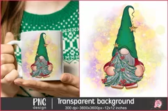 This is a Christmas gnome with a cute Christmas tree png file. The file is with 300 dpi and transparent background. 