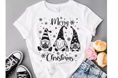 Merry Christmas Svg, Gnomes Christmas Svg, Gnome Svg. Product Image 4