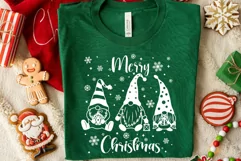 Merry Christmas Svg, Gnomes Christmas Svg, Gnome Svg. Product Image 3