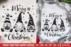 Merry Christmas Svg, Gnomes Christmas Svg, Gnome Svg. Product Image 1
