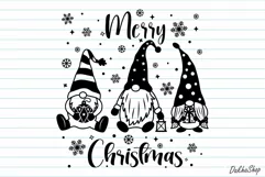 Merry Christmas Svg, Gnomes Christmas Svg, Gnome Svg. Product Image 6