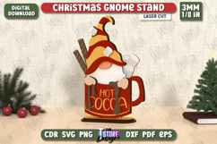 Christmas Gnome Stand Laser Cut Bundle,Merry Christmas Decor Product Image 9