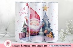 Christmas Gnome Tumbler Wrap, 20 oz tumbler wrap, Christmas Gnome Tumbler Wrap