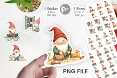 Christmas Gnome Sticker Product Image 1