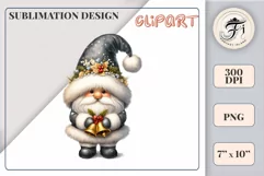 Add holiday magic to your winter projects with this Christmas gnome watercolor clipart! High-resolution PNG with transparent background, perfect for cards, decor, and scrapbooking.