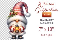 Add holiday magic to your winter projects with this Christmas gnome watercolor clipart! High-resolution PNG with transparent background, perfect for cards, decor, and scrapbooking.