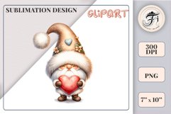 Add holiday magic to your winter projects with this Christmas gnome watercolor clipart! High-resolution PNG with transparent background, perfect for cards, decor, and scrapbooking.