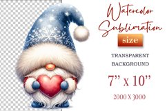Add holiday magic to your winter projects with this Christmas gnome watercolor clipart! High-resolution PNG with transparent background, perfect for cards, decor, and scrapbooking.