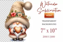 Add holiday magic to your winter projects with this Christmas gnome watercolor clipart! High-resolution PNG with transparent background, perfect for cards, decor, and scrapbooking.