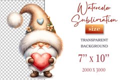 Add holiday magic to your winter projects with this Christmas gnome watercolor clipart! High-resolution PNG with transparent background, perfect for cards, decor, and scrapbooking.