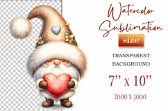 Add holiday magic to your winter projects with this Christmas gnome watercolor clipart! High-resolution PNG with transparent background, perfect for cards, decor, and scrapbooking.