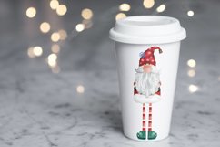 Watercolor Christmas Illustration Cute Gnome Clipart Bundle Product Image 5