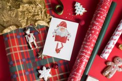 Watercolor Christmas Illustration Cute Gnome Clipart Bundle Product Image 10