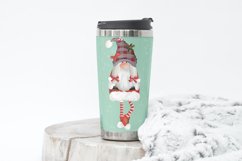 Watercolor Christmas Illustration Cute Gnome Clipart Bundle Product Image 11