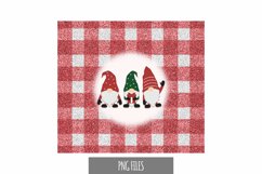 Christmas Gnome with Plaid Tumbler 20 OZ Sublimation Product Image 2
