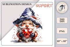 Add holiday magic to your winter projects with this Christmas gnome watercolor clipart! High-resolution PNG with transparent background, perfect for cards, decor, and scrapbooking.