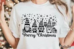 Christmas Svg Christmas Gnomes Svg Merry Christmas Gnome Svg Product Image 2