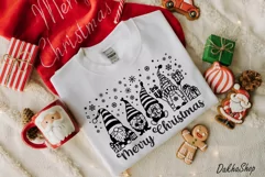 Christmas Svg Christmas Gnomes Svg Merry Christmas Gnome Svg Product Image 3