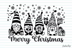 Christmas Svg Christmas Gnomes Svg Merry Christmas Gnome Svg Product Image 9