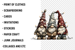 Christmas Gnomes Clipart Product Image 2