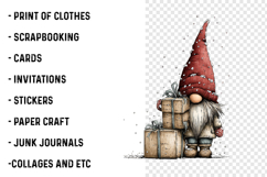 Christmas Gnomes Clipart Product Image 2