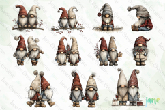 Christmas Gnomes Clipart Bundle Product Image 7