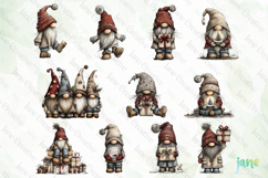 Christmas Gnomes Clipart Bundle Product Image 2