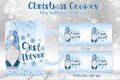 Christmas Gnomes Mug Sublimation / Winter Mug Wrap Product Image 1