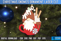 Christmas Gnomes Laser Cut Bundle, Christmas Tree Ornament Product Image 10