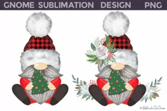 Christmas Gnome PNG | Sublimation Design PNG Product Image 1