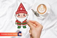 Christmas Gnomes Sticker, Gnome Christmas decorations Product Image 1
