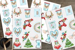 Christmas gnome stickers / Christmas sticker bundle Product Image 3