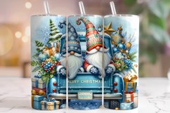 Christmas Gnomes Tumbler Wrap, Christmas Tumbler Wrap PNG Product Image 1