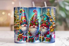 Christmas Gnomes Tumbler Wrap, Christmas Tumbler Wrap PNG Product Image 1