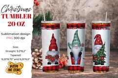 Christmas gnomes tumbler sublimation bundle. 10 design Product Image 10