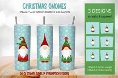 Tumbler Sublimation PNG | Christmas Gnomes Tumbler Wrap Product Image 1