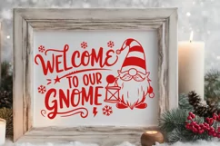 Welcome to Our Gnome SVG PNG | Funny Christmas Gnome SVG Product Image 4