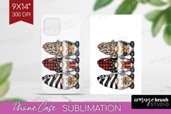 Christmas Gnomies Xmas Phone Case PNG Christmas Case PNG Product Image 1