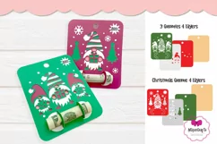 Christmas Gnome Money Gift Card, Money Card Cut File Product Image 2