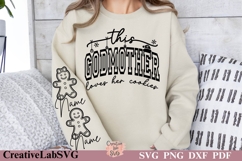 This Godmother Loves Her Cookies, Christmas Godmother SVG Product Image 1