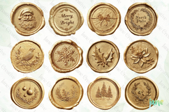 Christmas Golden Wax Seal Sublimation Bundle Product Image 3