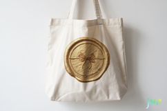 Christmas Golden Wax Seal Clipart Product Image 4