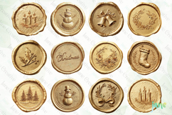 Christmas Golden Wax Seal Sublimation Bundle Product Image 4
