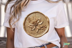 Christmas Golden Wax Seal Clipart Product Image 3